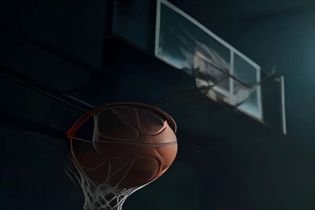 Basketball hoop net