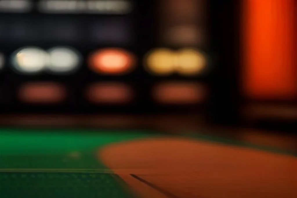 Orange casino chips