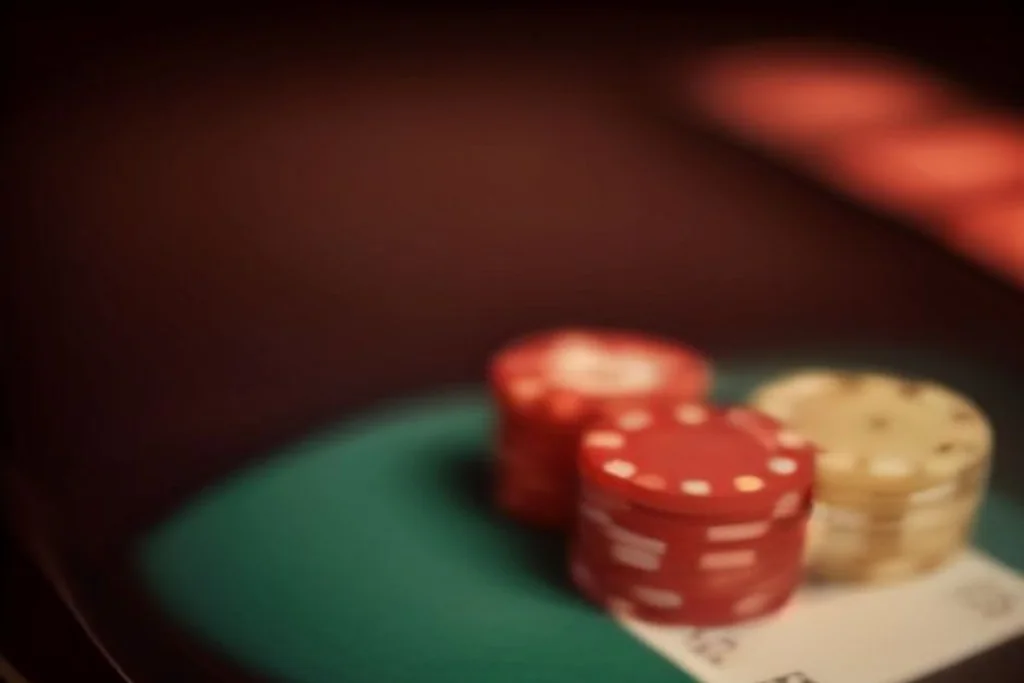 Stacks of casino chips