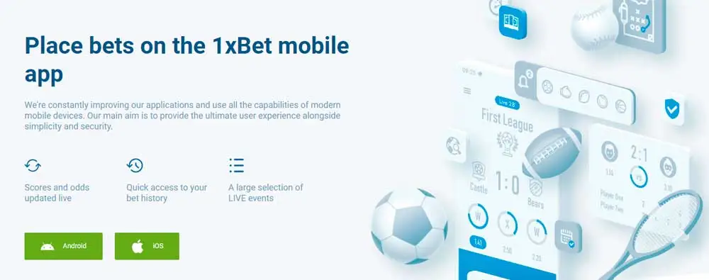 1xBet App Mobile