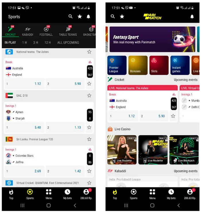 Parimatch App Mobile